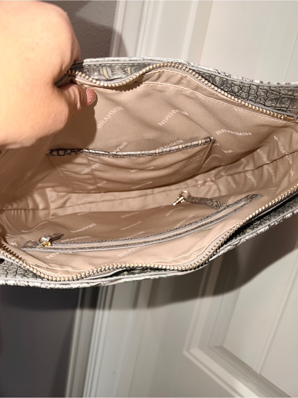 Brahmin Leia Chrome Melbourne Bag - Picture 8 of 9